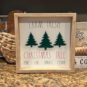 Rae Dunn FARM FRESH CHRISTMAS TREE Sign